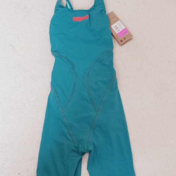 Arena Powerskin Impulso Jade Aura Limited Edition Open Back NWT size 24 - Picture 1 of 4